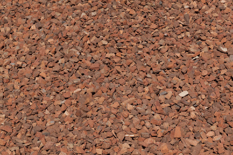 Crushed brick conscrete hardcore subbase